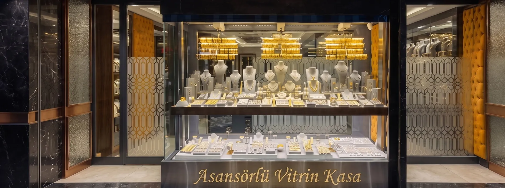 Asansörlü Vitrin Kasa